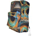 Eye Bird Feathers Vibrant Full Print Backpack View3