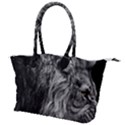 Angry Male Lion Wild Animal Canvas Shoulder Bag View1
