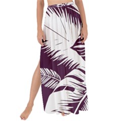 Abstract Art Tropical Leaves Maxi Chiffon Tie-up Sarong