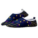 Line Square Pattern Violet Blue Yellow Design Kids  Sock-Style Water Shoes View2