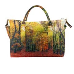Forest Woods Autumn Nature Carry-on Travel Shoulder Bag