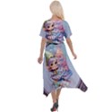 Christmas elf Cross Front Sharkbite Hem Maxi Dress View2