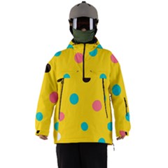 Moles Points Background Pattern Men s Ski And Snowboard Waterproof Breathable Jacket