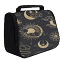 Asian Seamless Pattern With Clouds Moon Sun Stars Vector Collection Oriental Chinese Japanese Korean Full Print Travel Pouch (Small) View2