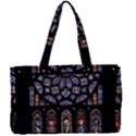 Chartres Cathedral Notre Dame De Paris Stained Glass Canvas Work Bag View1