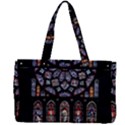 Chartres Cathedral Notre Dame De Paris Stained Glass Canvas Work Bag View2