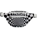 Geomtric Pattern Illusion Shapes Fanny Pack View1