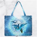 Dolphin Blue Fantasy Zipper Medium Tote Bag View1