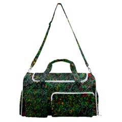 Grass Nature Meadow Sports Gym Duffle Bag With Shoe Compartment