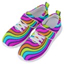 Swirl Twirl Design Pattern Waves Women s Velcro Strap Shoes View2