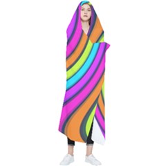 Swirl Twirl Design Pattern Waves Wearable Blanket