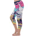 Dessert Chocolate Cream Capri Winter Leggings  View2