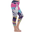 Dessert Chocolate Cream Capri Winter Leggings  View3