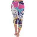 Dessert Chocolate Cream Capri Winter Leggings  View4
