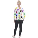 Pawprints Paw Prints Paw Animal Velvet Zip Up Jacket View2