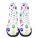 Pawprints Paw Prints Paw Animal Kid s High-Top Canvas Sneakers View1