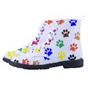 Pawprints Paw Prints Paw Animal Kid s High-Top Canvas Sneakers View2