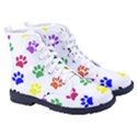 Pawprints Paw Prints Paw Animal Kid s High-Top Canvas Sneakers View3
