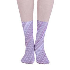 Marble Texture Marble Painting Smooth Crew Length Tube Socks