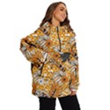 Leaf Yellow Point Flower White Women s Ski and Snowboard Waterproof Breathable Jacket View2
