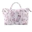 Background Pattern Doodle Wallpaper Carry-on Travel Shoulder Bag View1