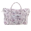 Background Pattern Doodle Wallpaper Carry-on Travel Shoulder Bag View2