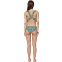 Illustration Pattern Seamless Low Cut Ruffle Edge Bikini Set View4