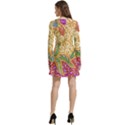 Batik Indonesian Culture Indonesia Authentic Long Sleeve Velour Skater Dress View4