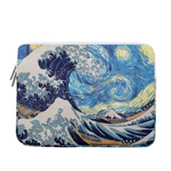 The Great Wave Of Kanagawa Painting 13  Vertical Laptop Sleeve Case With Pocket