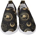 Asian Seamless Pattern With Clouds Moon Sun Stars Vector Collection Oriental Chinese Japanese Korean Kids  Slip On Sneakers View1