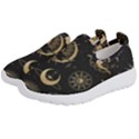 Asian Seamless Pattern With Clouds Moon Sun Stars Vector Collection Oriental Chinese Japanese Korean Kids  Slip On Sneakers View2