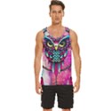 Owl Dreamcatcher Men s Wide Collar Tank Top View1