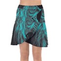 Angry Male Lion Predator Carnivore Wrap Front Skirt View1