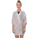 Marble Texture Marble Painting Half Sleeve Chiffon Kimono View1