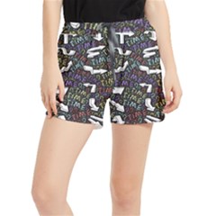 Time Nonlinear Curved Undirected Women s Runner Shorts