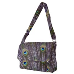Peacock Bird Feathers Plumage Peacock Full Print Messenger Bag (m)