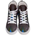 Bird Peacock Feathers Men s Hi-Top Skate Sneakers View1