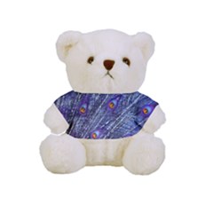 Peacock Bird Feathers Coloured Plumage Full Print Cuddly Teddy Bear