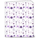 Liquid Splash Pattern Stroke Drip 8  x 10  Softcover Notebook View1