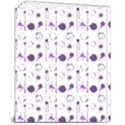 Liquid Splash Pattern Stroke Drip 8  x 10  Softcover Notebook View2