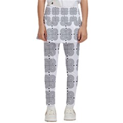 Abstract Pattern Texture Background Art Kids  Skirted Pants