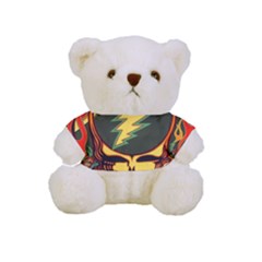Grateful Dead Steal Your Face Deadhead Hippie Logo Music Full Print Cuddly Teddy Bear