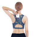 Cat Space Astronaut Rocket Maze Sports Bra With Pocket View2