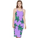 Grateful Dead Bears  Pattern Bodycon Cross Back Summer Dress View1
