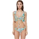 Corgi Boba Tea Bubble Tea Kawaii Food Welsh Corgis Dog Pattern Low Cut Ruffle Edge Bikini Set View1