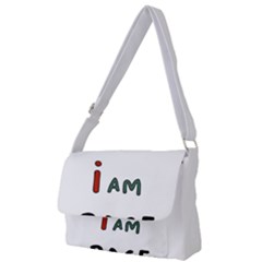 America  I Am Race Full Print Messenger Bag (s)