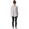 Leaves Pattern Seamless Texture Kids  V Neck Casual Top View2
