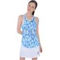Pattern Texture Seamless Design Racer Back Mesh Tank Top View1