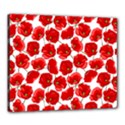 Flower Poppies Plant Petal Canvas 24  x 20  (Stretched) View1