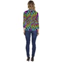 3d Grateful Dead 90 s Neon Dancing Bears Women s One-Button 3/4 Sleeve Short Jacket View4
